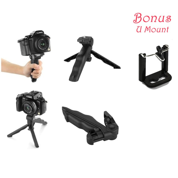 Mini Tripod - DSLR - Smartphone - Go Pro - Xiaomi Yi - Action Camera