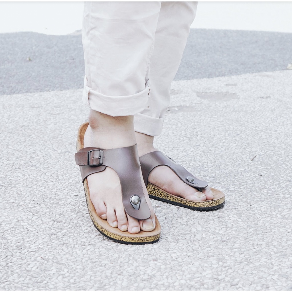 LEXON BROWN | ManNeedMe x Lvnatica | Sandal Casual Pria Sendal Tali Original