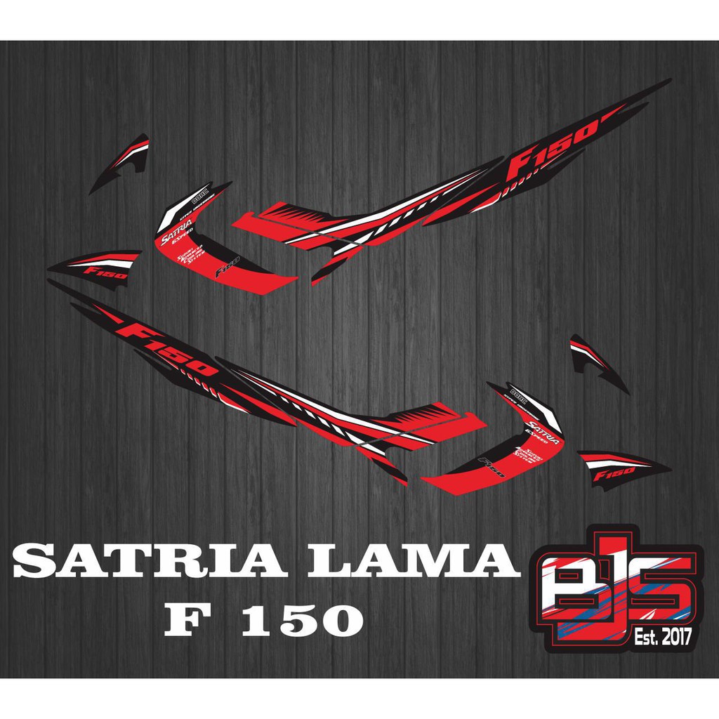 Jual Decal Stiker Striping Sticker Variasi Striping List Motor Satria Fu Lama Barong F