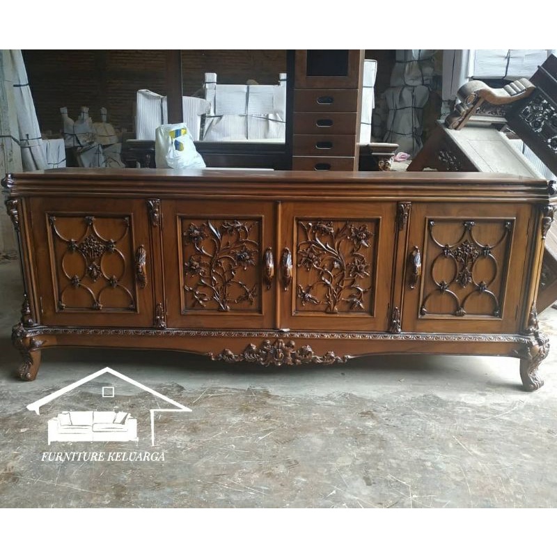 Bufet ukir jati jepara / Bufet jati / Bufet minimalis / Bufet ukir jati terbaru