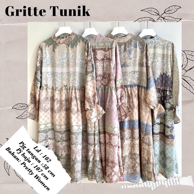 GRITTE TUNIK BAHAN PRETTY WOMEN