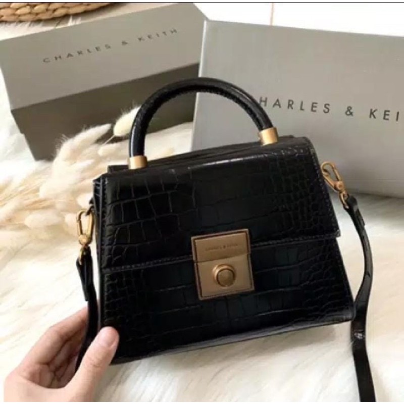 Ck Printed Handle Croco