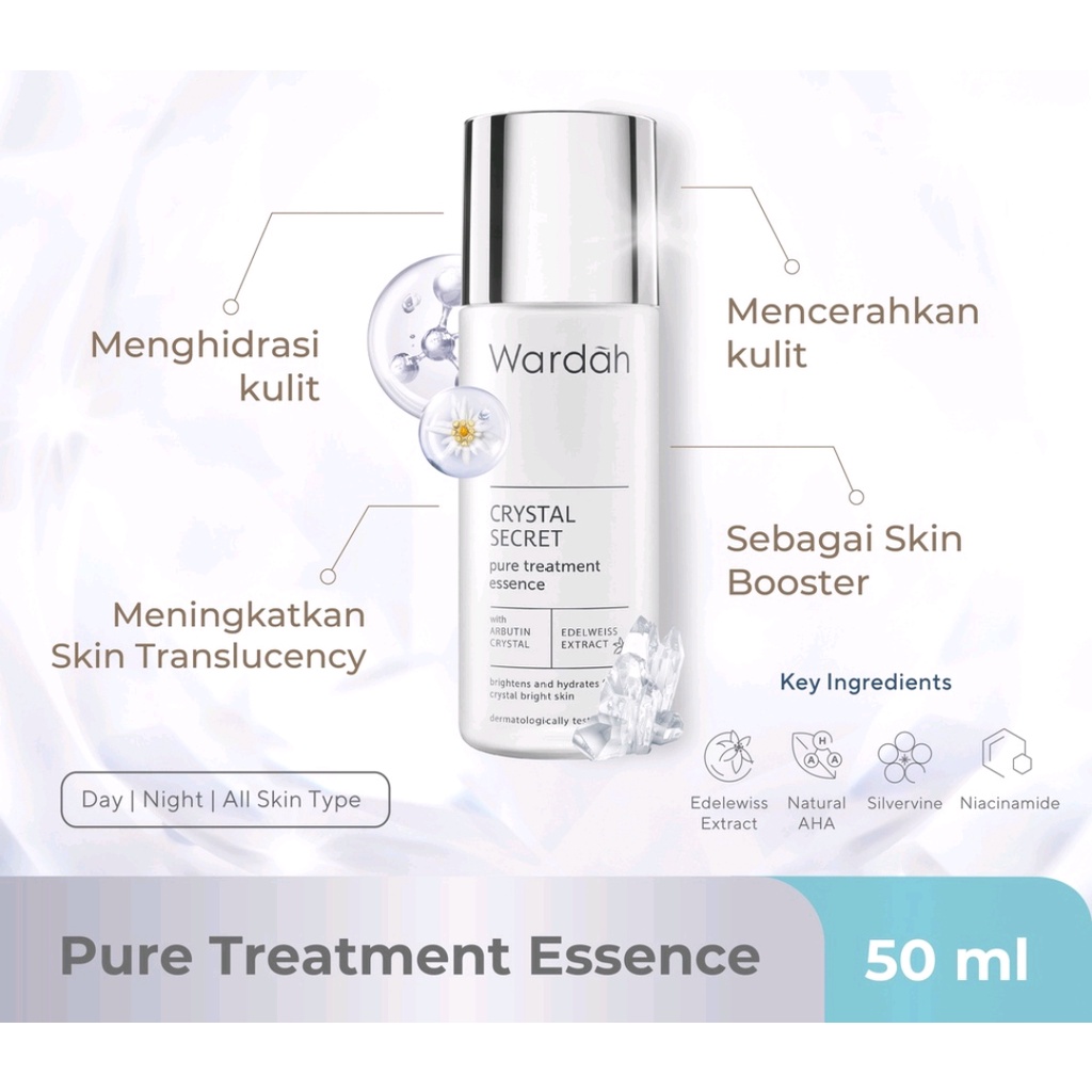 ❤️ GROSIR ❤️ Wardah Crystal Secret Pure Treatment Essence 50ml