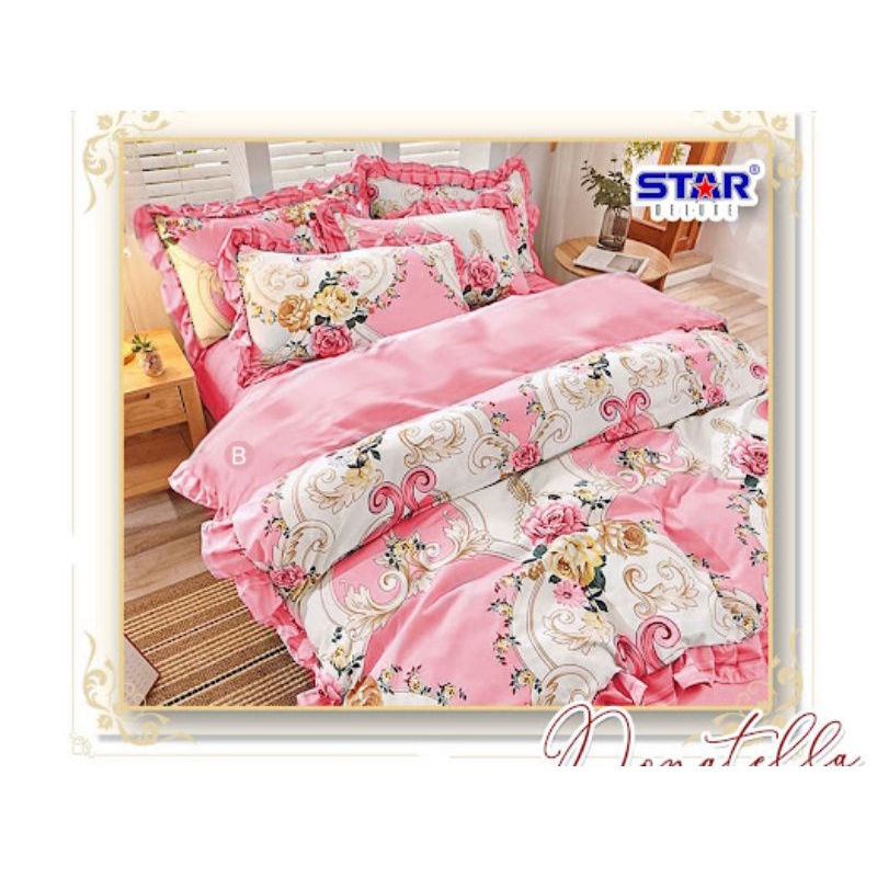 seprei donatela pink/seprei homemade/seprei cantik/seprei murah
