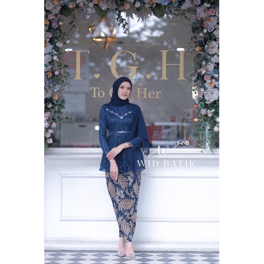 WIDBATIK - Set Couple Alyra Navy-4