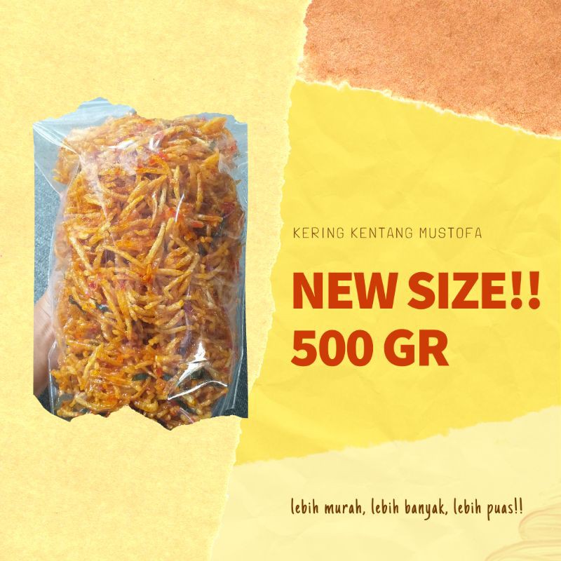 

kering kentang mustofa PEDAS 500gr