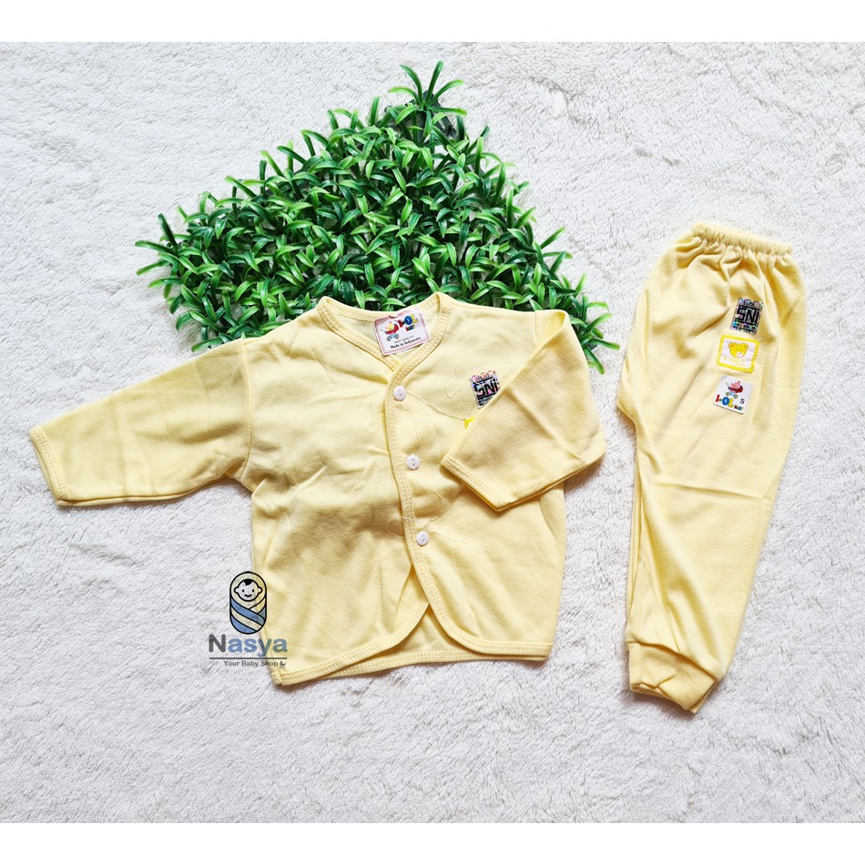 [R-046] setelan baju bayi lengan panjang New Born (merk i-ol)