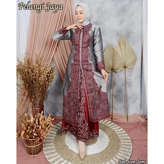 Set Kebaya TradisionaL | Set Kebaya Modern Masa Kini | Sale Set Kebaya Premium | Bayar di Tempat {COD} | Set Kebaya Bahan Tavetta Dove | Set Kebaya Wisuda Terbaru