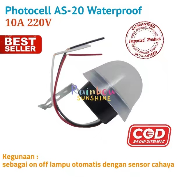 Saklar Sensor Cahaya Lampu Otomatis Photocell Sensor Cahaya