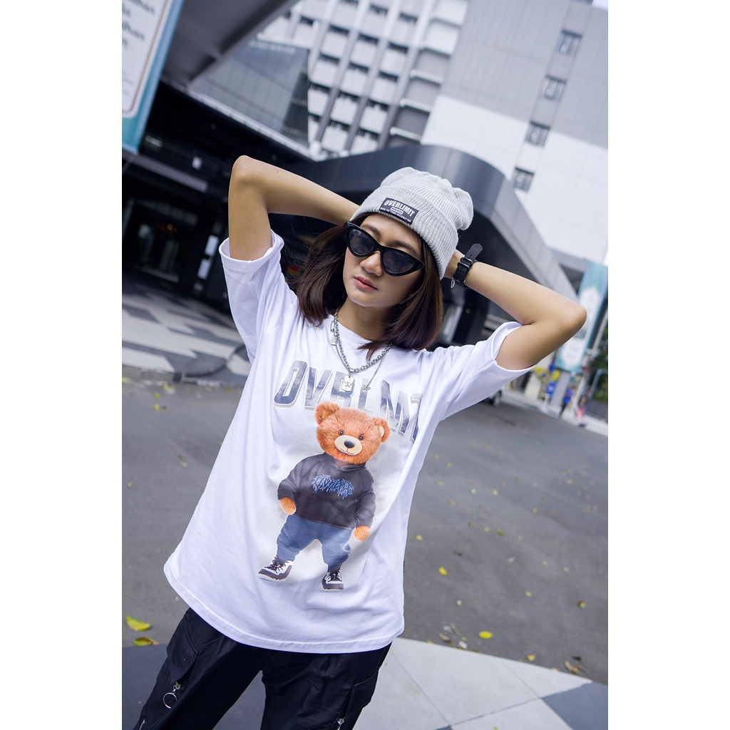 OVERLIMIT TEDDY STREATWEAR | T-SHIRT OVERSIZE | KAOS OVERSIZE | STREETWEAR