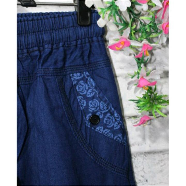 Kulot Jeans Polos Anak Usia 4-16 Tahun &amp; KULOT POLOS DEWASA