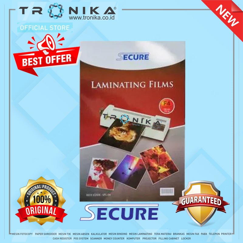 PLASTIK LAMINATING | SECURE (F4/A3/A4) | ORIGINAL