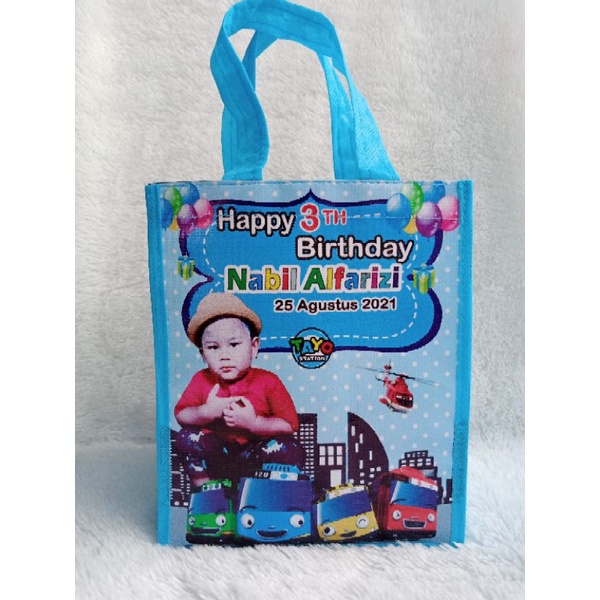 Tas ulang Tahun anak custum, Goodie bag ultah-2