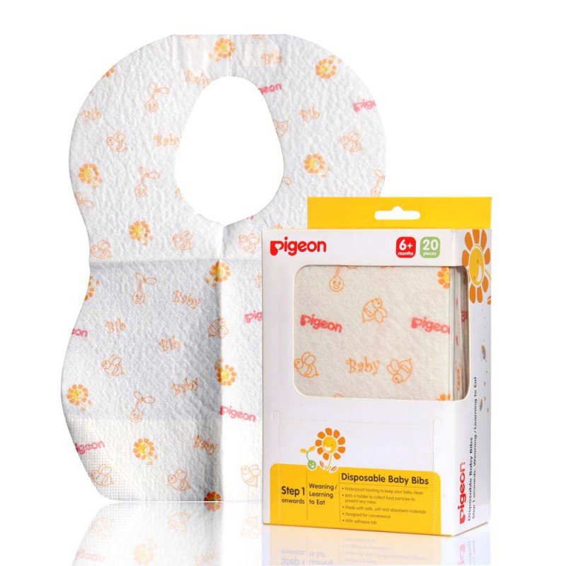 Pigeon Disposable Baby Bibs 20pcs