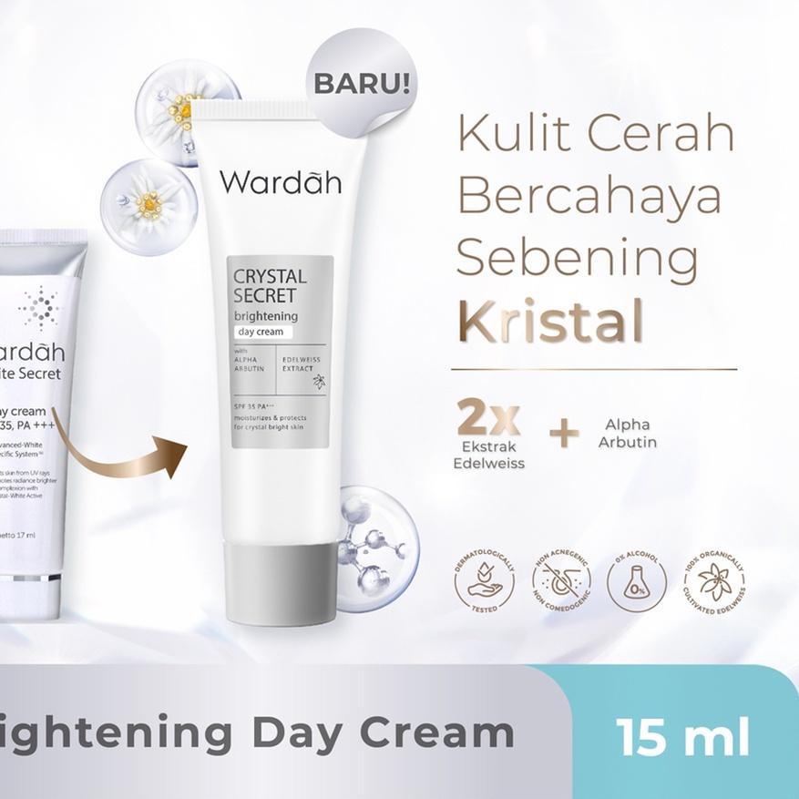 『Terbaik』 Wardah Crystal Secret Series || White Secret Series ||  Foaming Cleanser || Day Night Crea