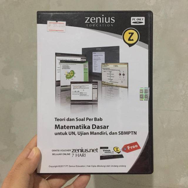 [BOOKED] Zenius CD Set SMA Matematika Dasar