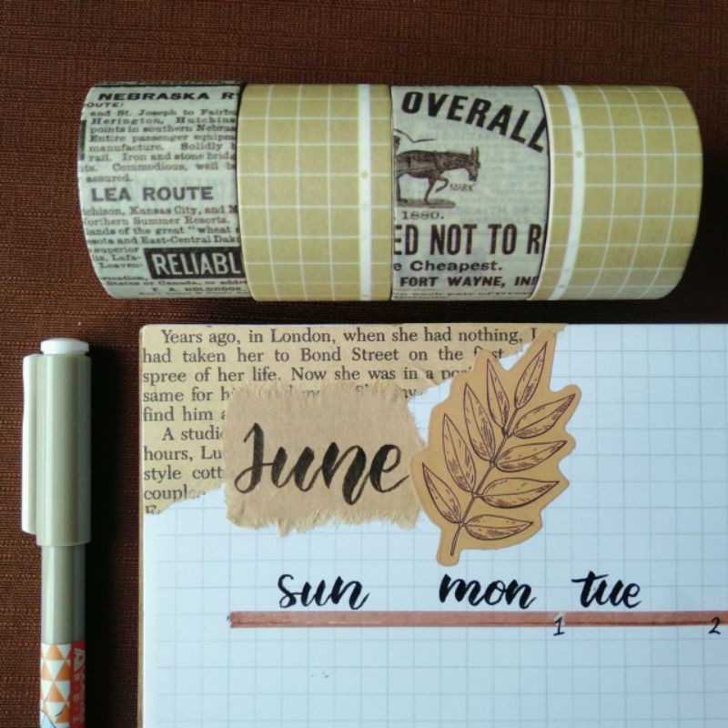 

Washi Tape Vintage Pattern / Selotip Hias - Decorative bujo / planner / scrapbook masking tape