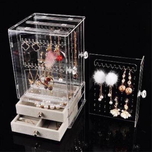 Rak Organizer Aksesoris Acrylic anting,gelang,kaling