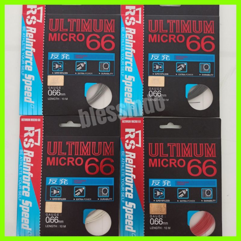 Senar Raket Badminton RS Ultimum micro 66
