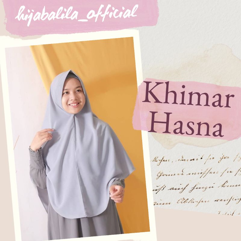 HIJABALILA  KHIMAR HASNA By Hijab Alila Jilbab instan pet kecil tipis rekomend