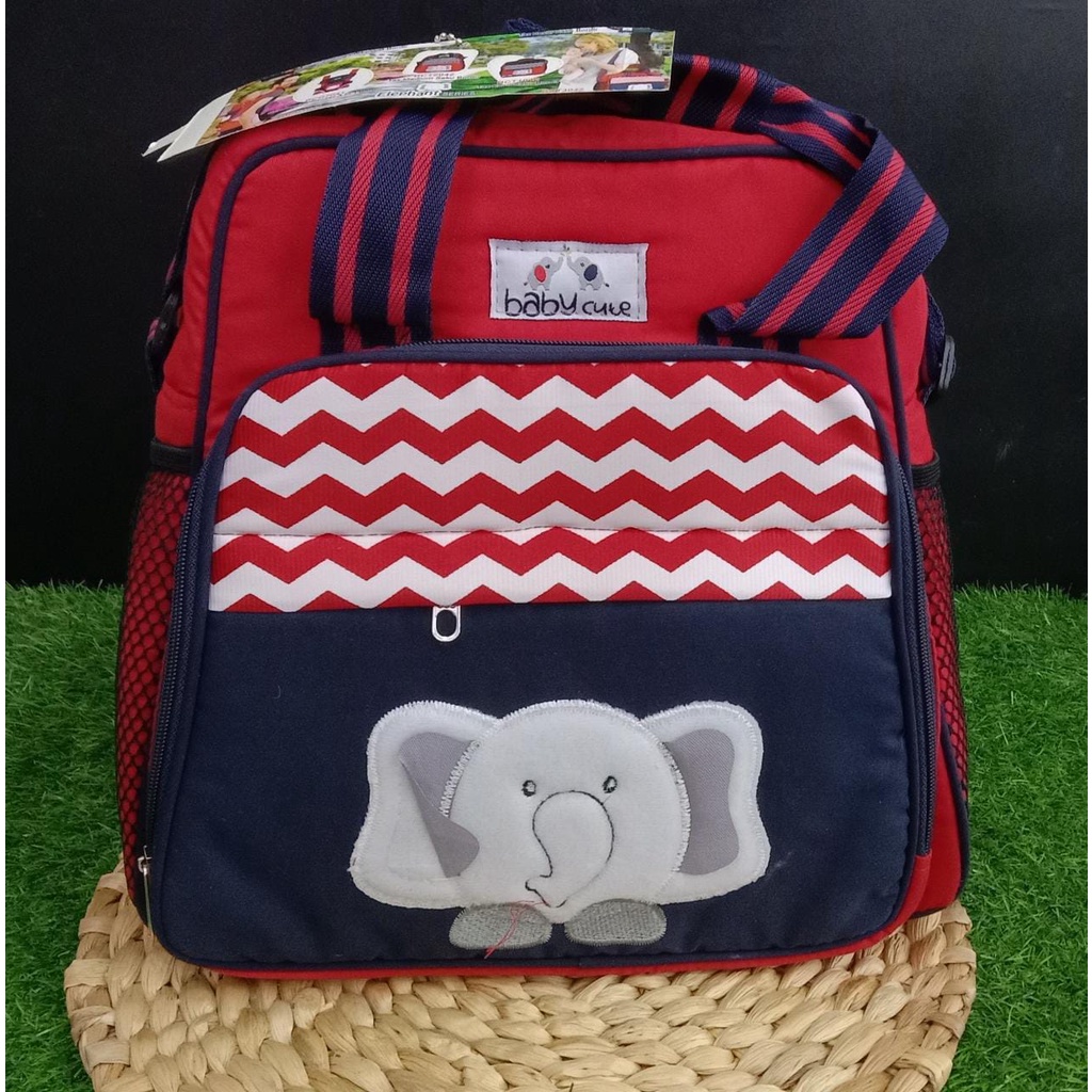 Baby Cute Tas Medium Saku Bordir Elephant Series BCT2042-BCT3042