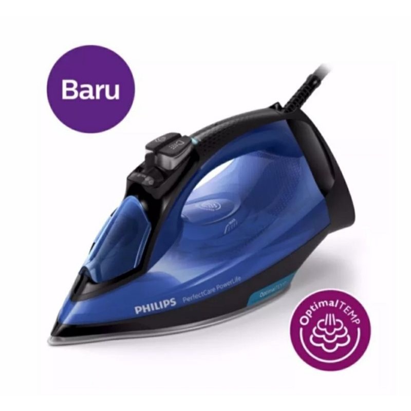 Setrika Uap Philips GC3920-Biru