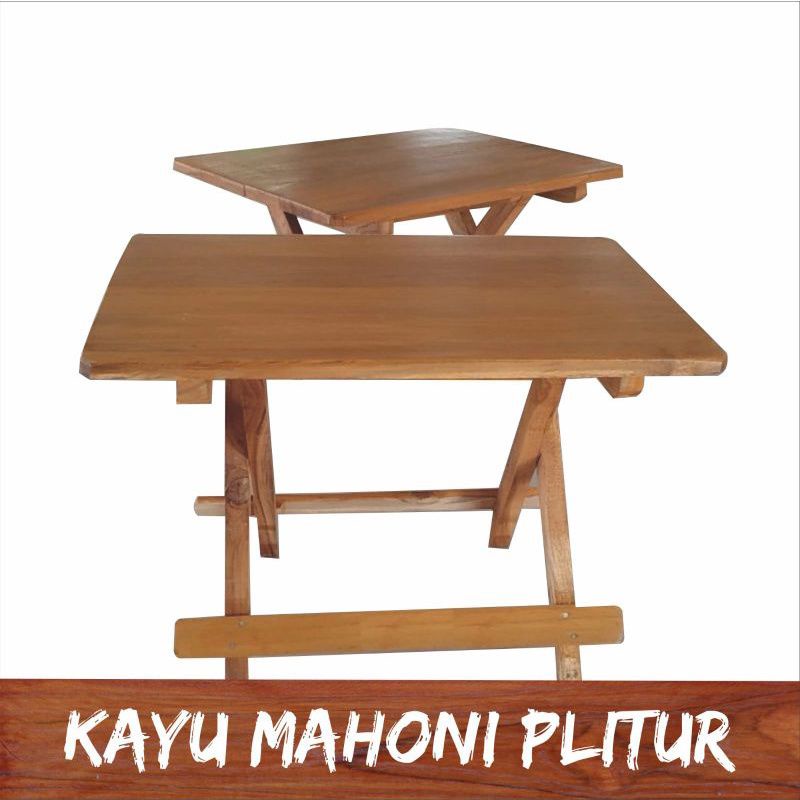 Meja Lipat Meja Belajar Meja Laptop Meja Quran Asli kuat karena Kayu  berkualitas