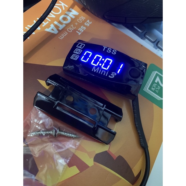 Voltmeter Aki Jam Digital Temperatur Suhu 3 In 1 modish klx ninja beat mio xeon vario dll