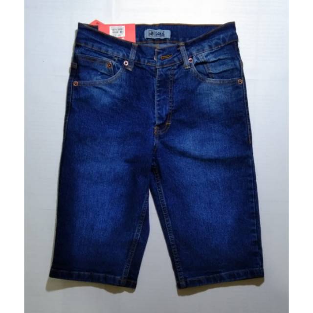  CELANA  JEANS  PENDEK LOIS  BIRU  TUA Shopee Indonesia