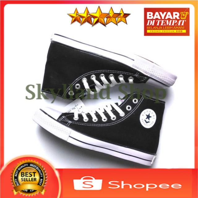 Sepatu Kodachi 901 High Black White - Vulcanized Shoes Kodachi Original