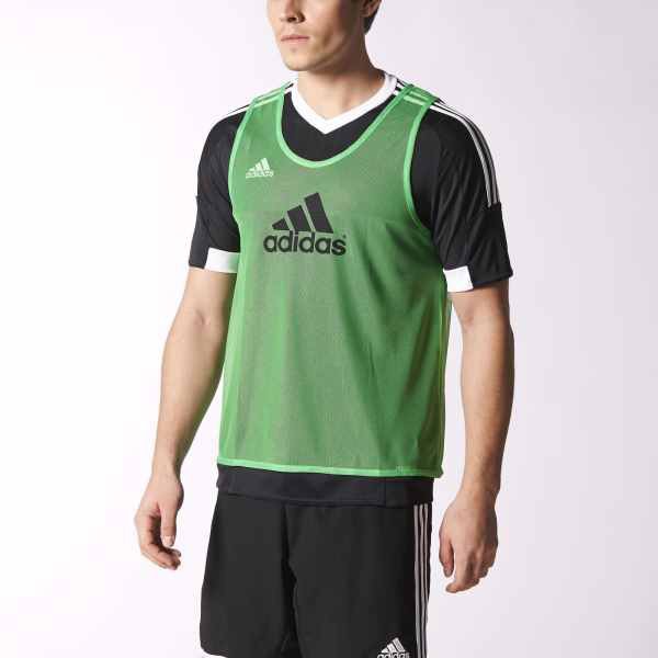 Promo Baru Sale Rompi Futsal/Bola Adidas Training BIB 14 Green F82135 Original BNWT Terlaris