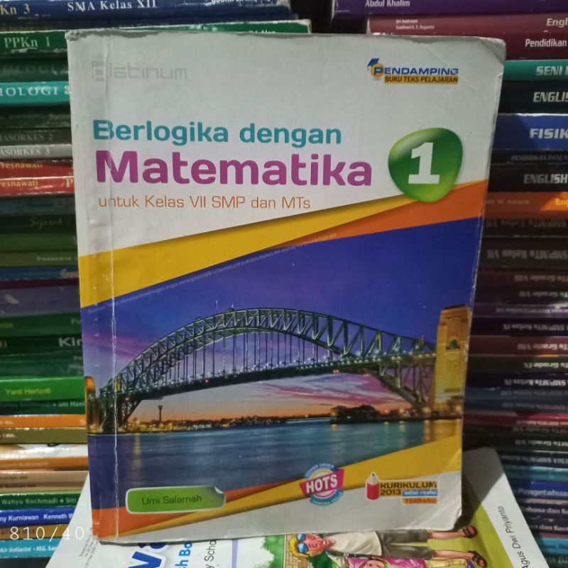 BUKU BEKAS MATEMATIKA SMP KELAS 1 PLATINUM