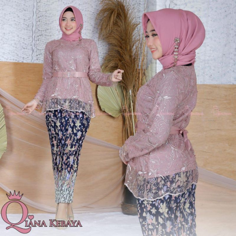 PRODUK ORIGINAL SETELAN KEBAYA TULLE/KEBAYA QIANA/KEBAYA TUNANGAN