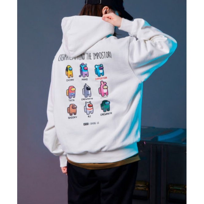 OFFICIAL BT21 HOODIE AMONG US LIMITED EDITION BAJU