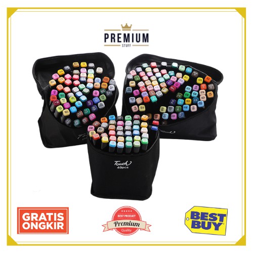 

Spidol Dua Sisi isi 48/80 Untuk Gambar Kartun / Animasi