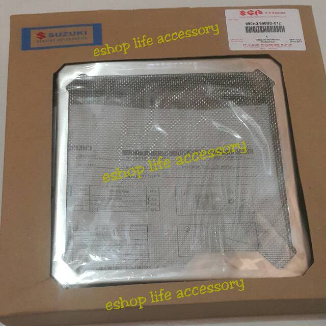 cover radiator suzuki gsx r150 dan gsx s150 original part aksesoris