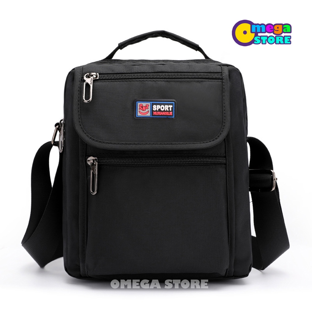 [O&amp;S] Sling Bag Pria Simple Trendy Tas Selempang Bahu Pria Kekinian Remaja Tas Pria Kasual-OS131