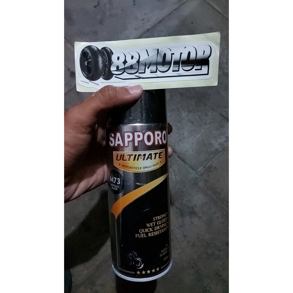 Jual Sapporo Ultimate Black Metallic M Ml Shopee Indonesia