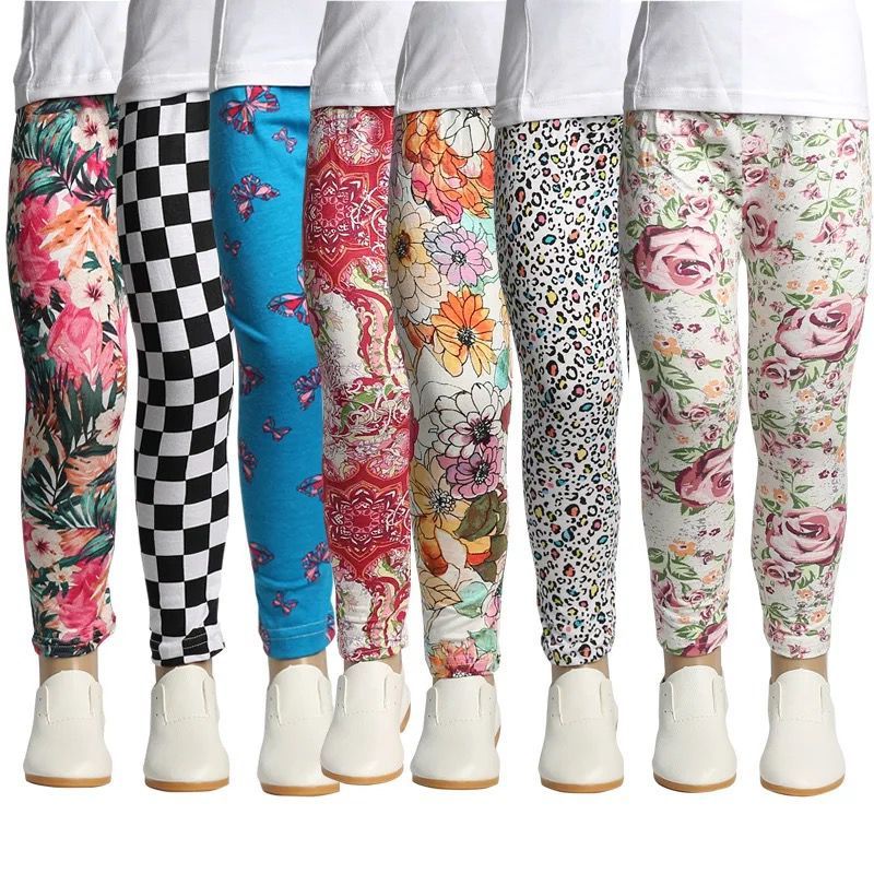 Legging Anak Perempuan Celana Panjang Harian Anak Size S-XXL Celana Tidur Anak