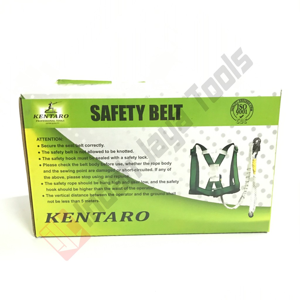 KENTARO Body Harness Half Body Single Hook Setengah Badan Safety Belt