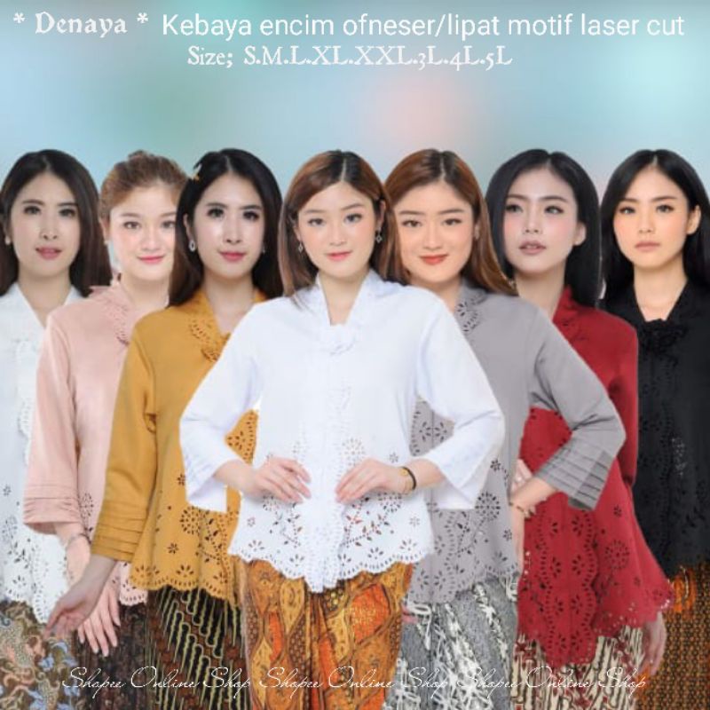 Image of KEBAYA ATASAN ENCIM TANGAN OFNESEL #0