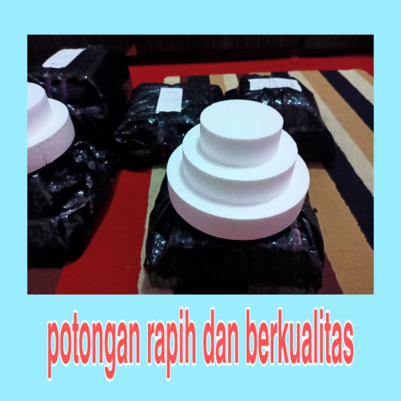 gabus dummy cake di Styrofoam