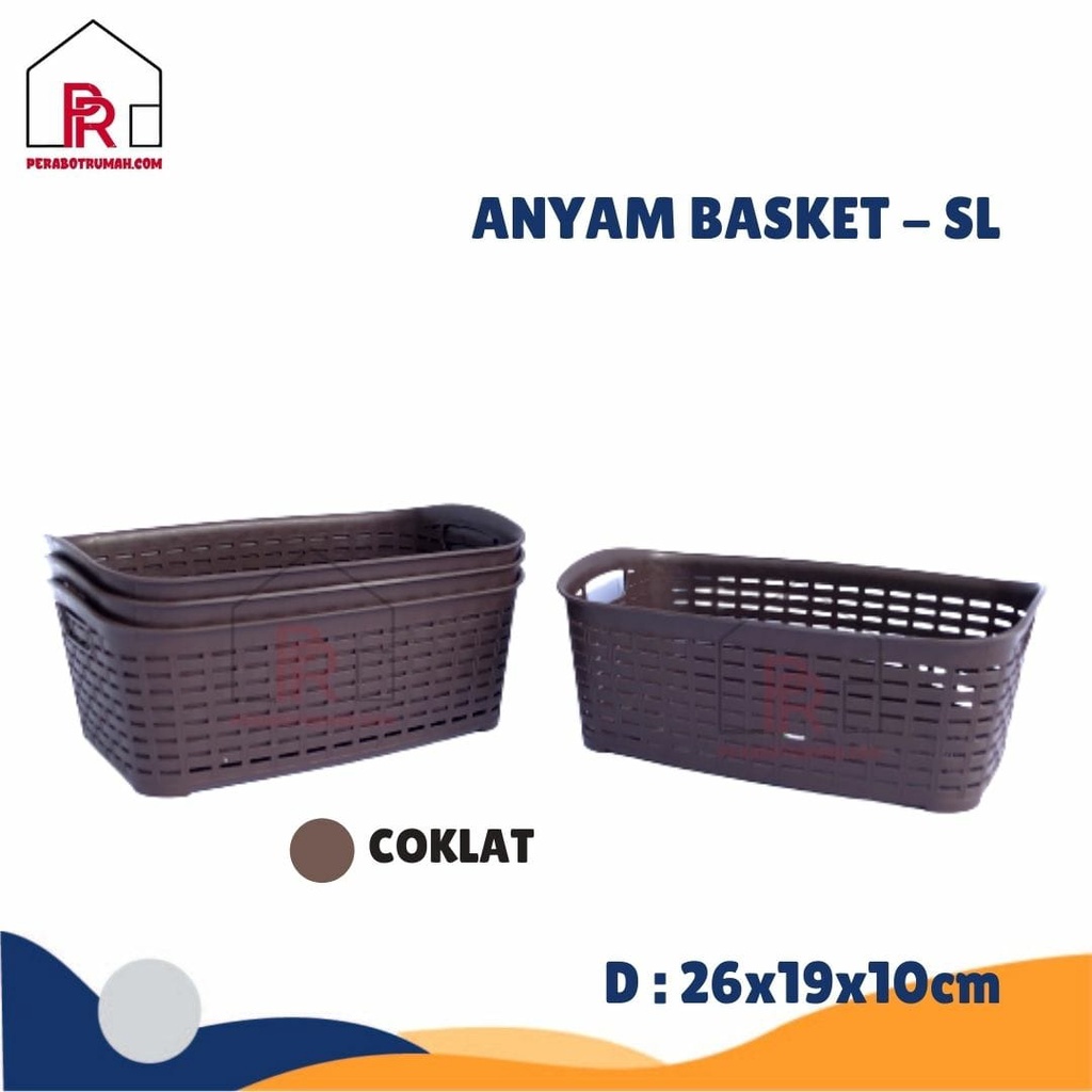 Box Anyam - SLP / Storage Box Mini / Keranjang Kecil Serbaguna