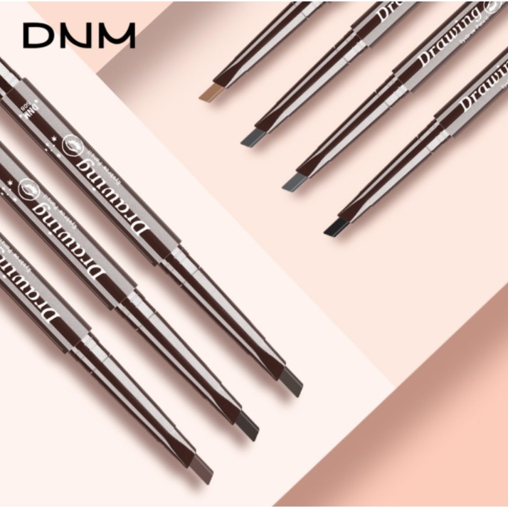 DNM Pensil Alis Otomatis 7 Pilihan Warna Eyebrow LA032