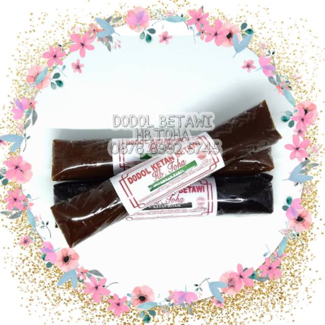 

DODOL BETAWI ASLI KETAN PARIS - HB TOHA - OLEH OLEH KHAS JAKARTA (GULUNGAN BESAR 340gr)
