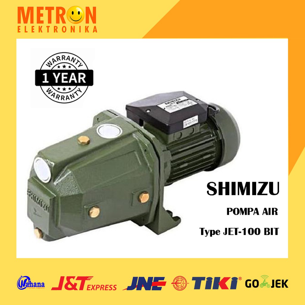 SHIMIZU JET 100 BIT DEEP WELL PUMP / POMPA AIR / WATER PUMP / JET100BIT