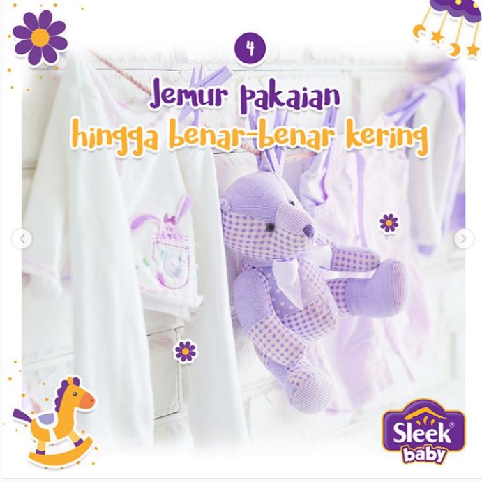 450 ML (Pouch) Sleek Baby LAUNDRY DETERGENT / Paket Spesial Deterjen Cair Konsentrat sabun cuci baju bayi refill