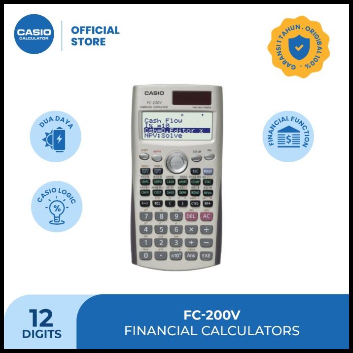 

Casio Financial Calculator Fc-200V