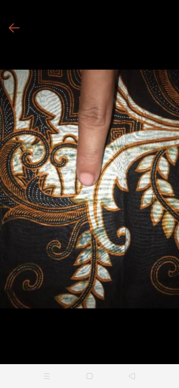 Batik Couple Keluarga Sania Ruffle Ori Ndoro Jowi Dnt