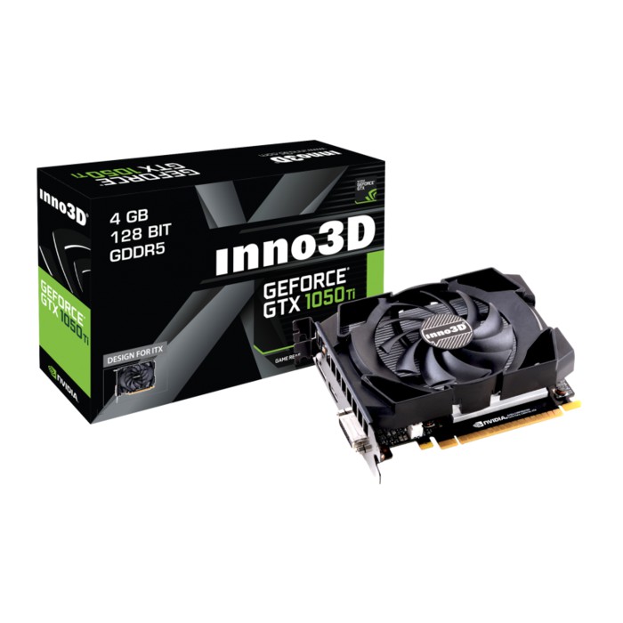 INNO 3D GTX 1050TI COMPACT 4GB DDR5 SINGLE FAN